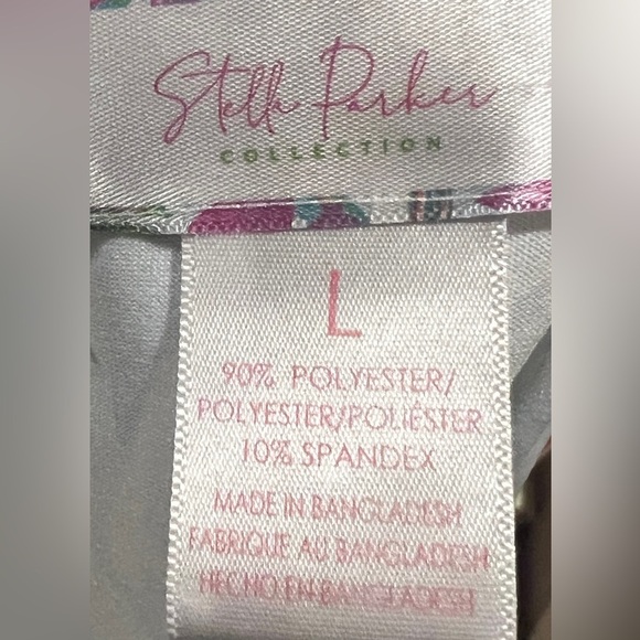 Stella Parker Sleeveless Summer dress with tropical print size Large - Picture 2 of 14